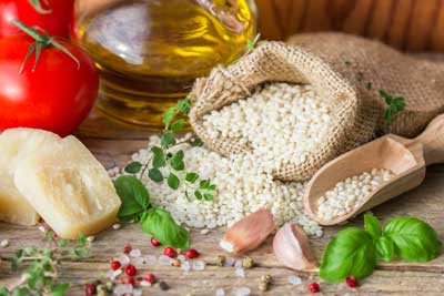 Ingredients for making Risotto